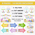 printable easter signs easter egg hunt